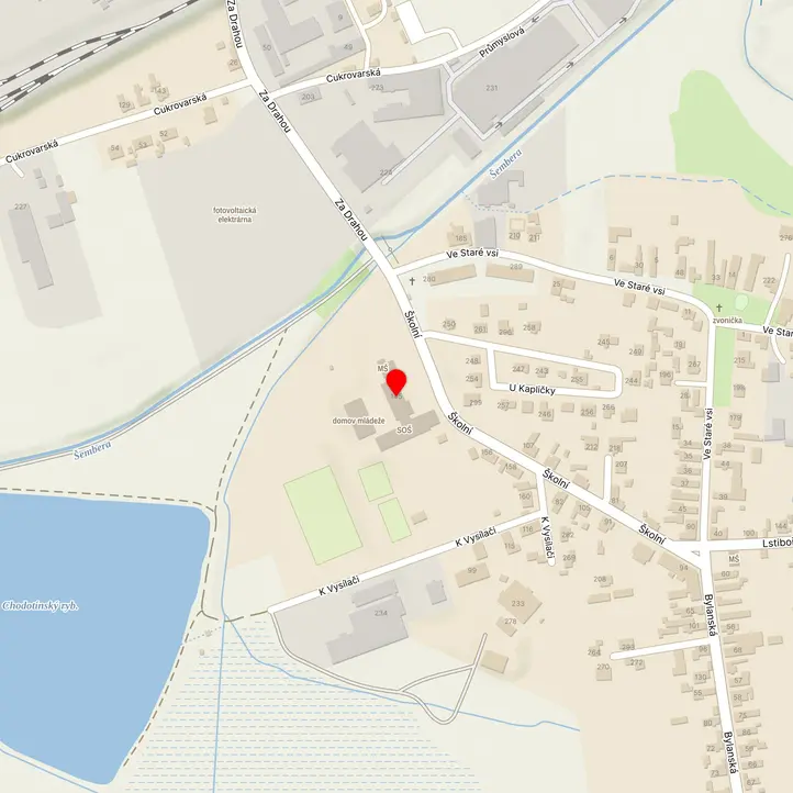 Mapa školy z Mapy.cz