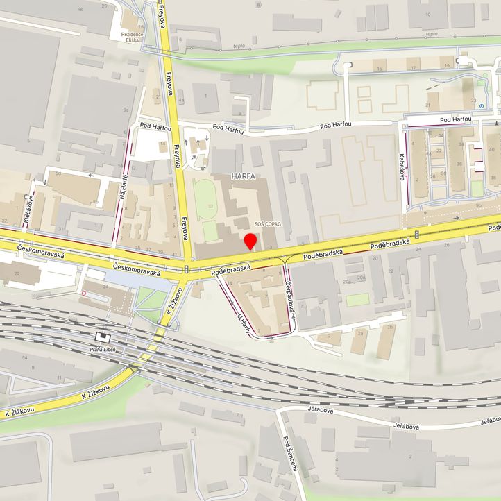 Mapa školy z Mapy.cz