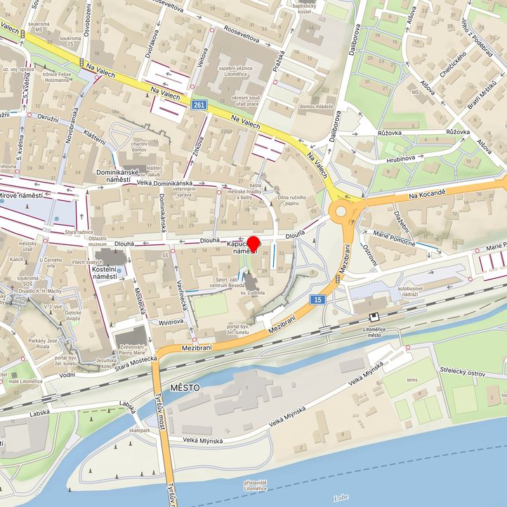 Mapa školy z Mapy.cz