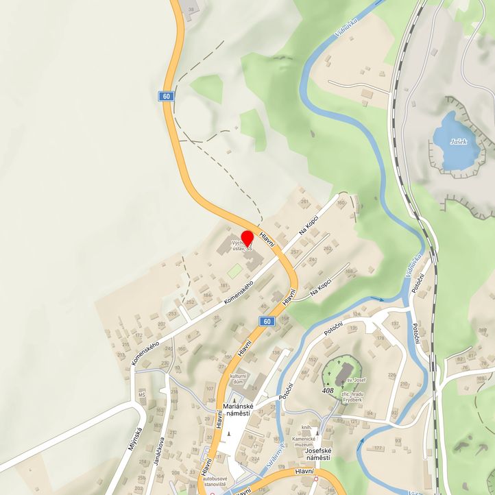 Mapa školy z Mapy.cz