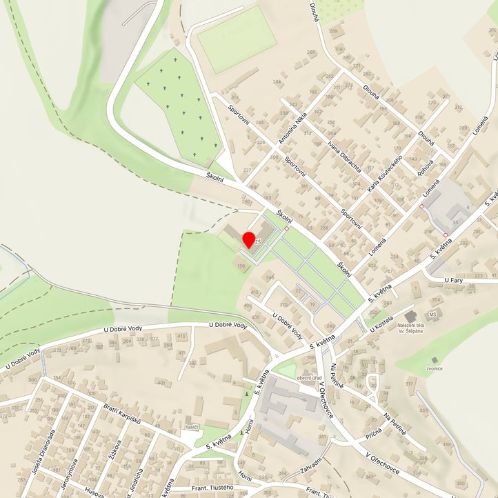 Mapa školy z Mapy.cz