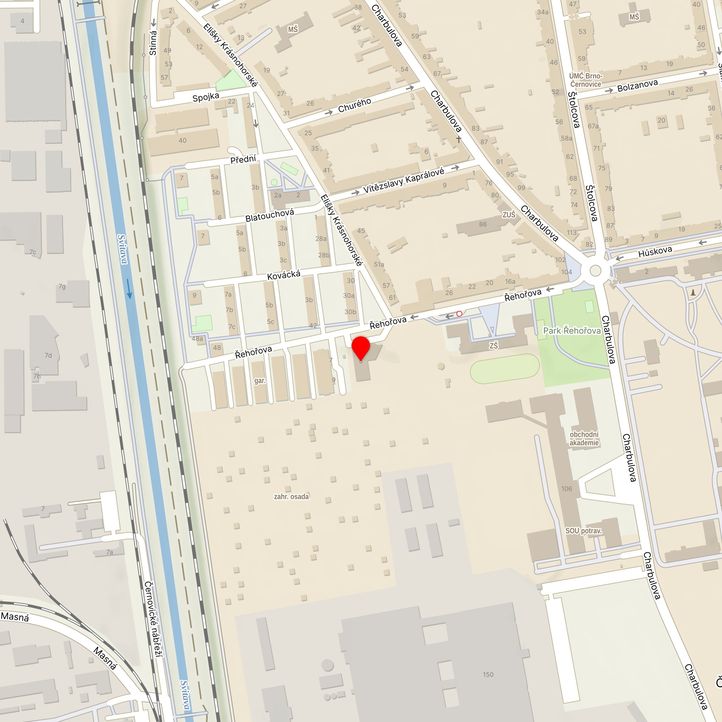 Mapa školy z Mapy.cz