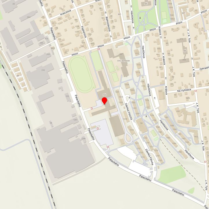 Mapa školy z Mapy.cz