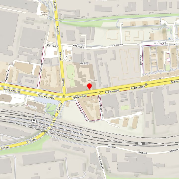 Mapa školy z Mapy.cz