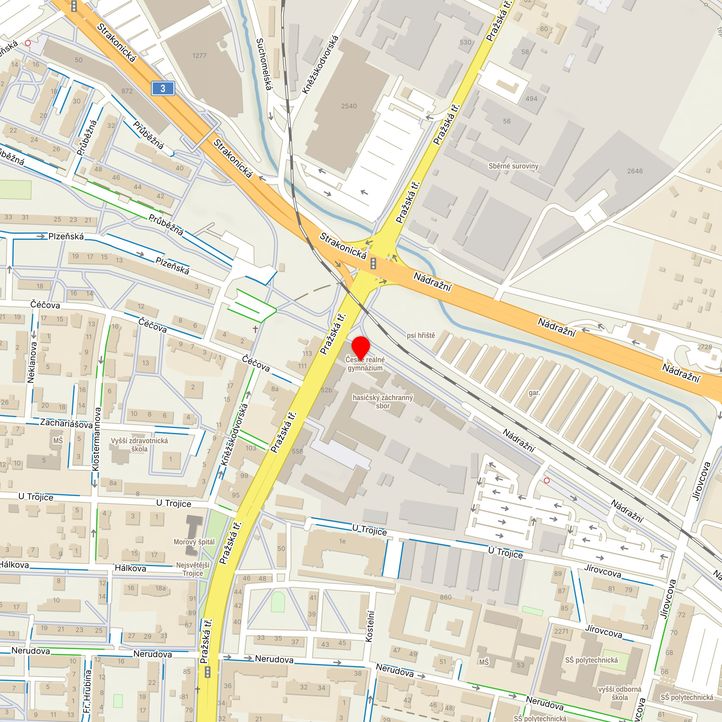 Mapa školy z Mapy.cz