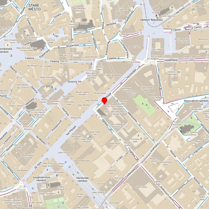 Mapa školy z Mapy.cz