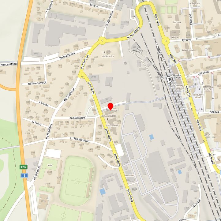 Mapa školy z Mapy.cz