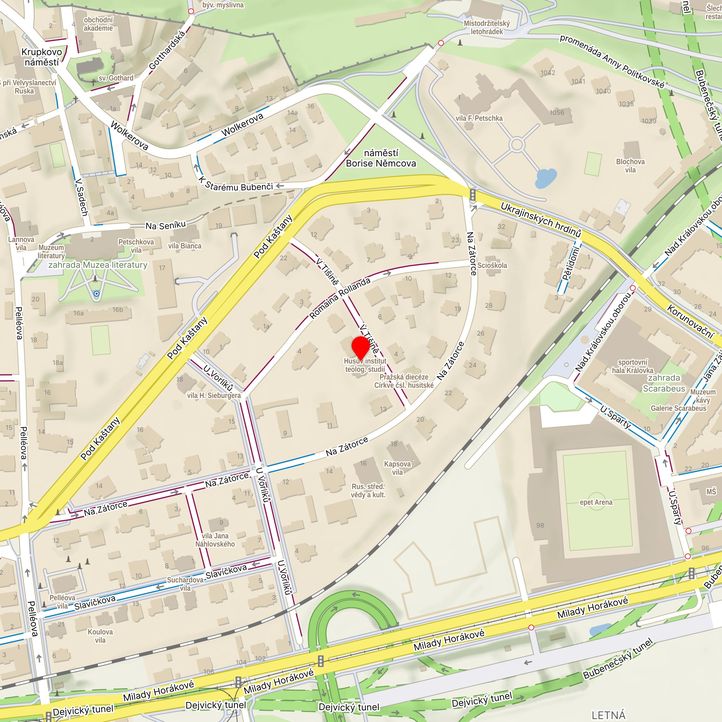 Mapa školy z Mapy.cz