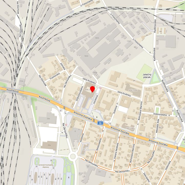 Mapa školy z Mapy.cz