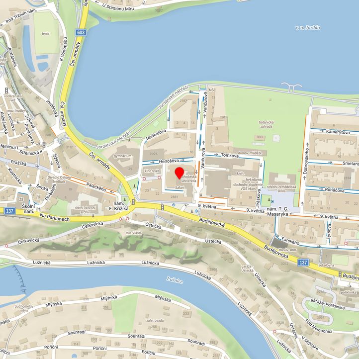 Mapa školy z Mapy.cz