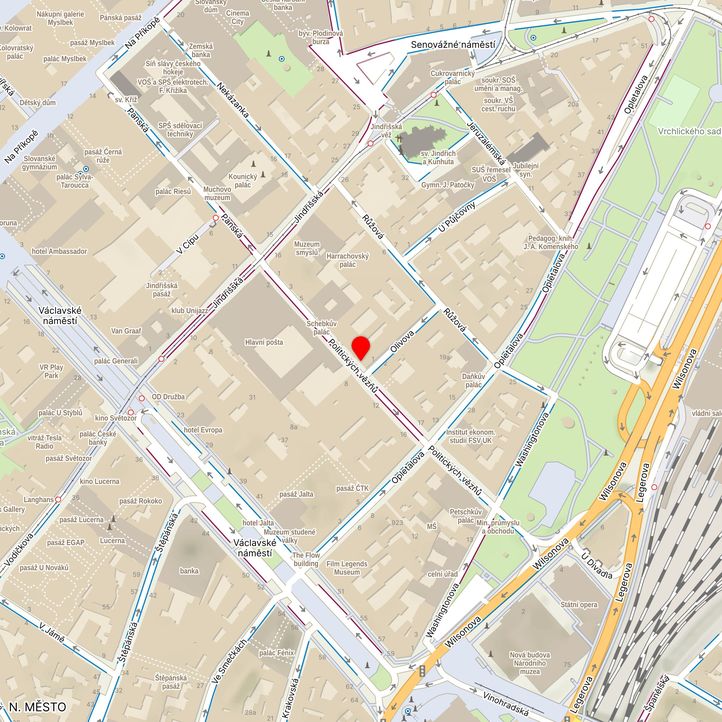 Mapa školy z Mapy.cz