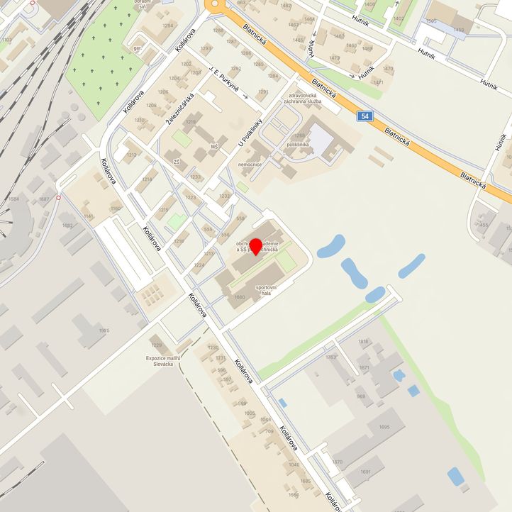 Mapa školy z Mapy.cz