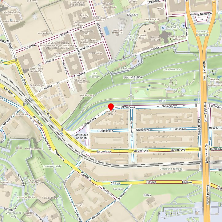 Mapa školy z Mapy.cz