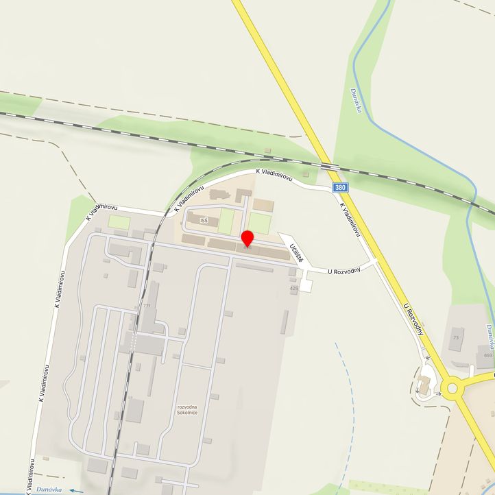 Mapa školy z Mapy.cz