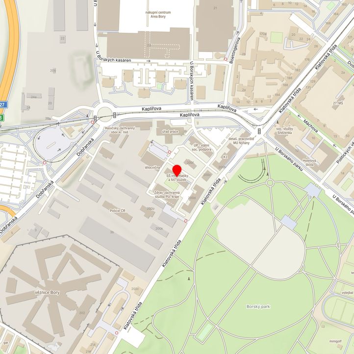 Mapa školy z Mapy.cz
