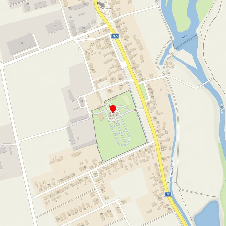 Mapa školy z Mapy.cz