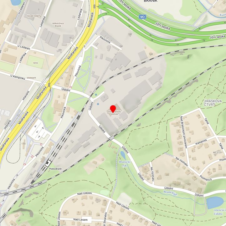 Mapa školy z Mapy.cz