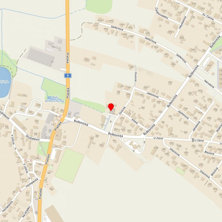 Mapa školy z Mapy.cz