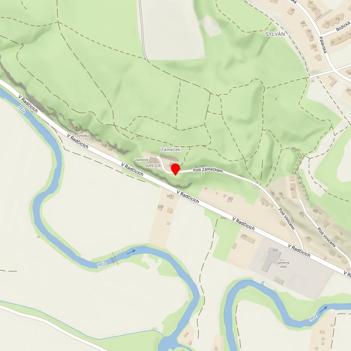 Mapa školy z Mapy.cz