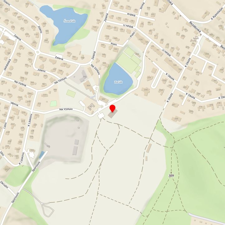 Mapa školy z Mapy.cz