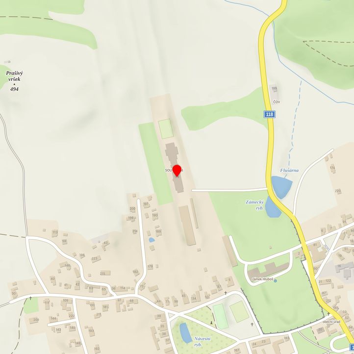 Mapa školy z Mapy.cz