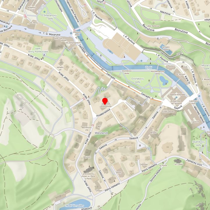 Mapa školy z Mapy.cz