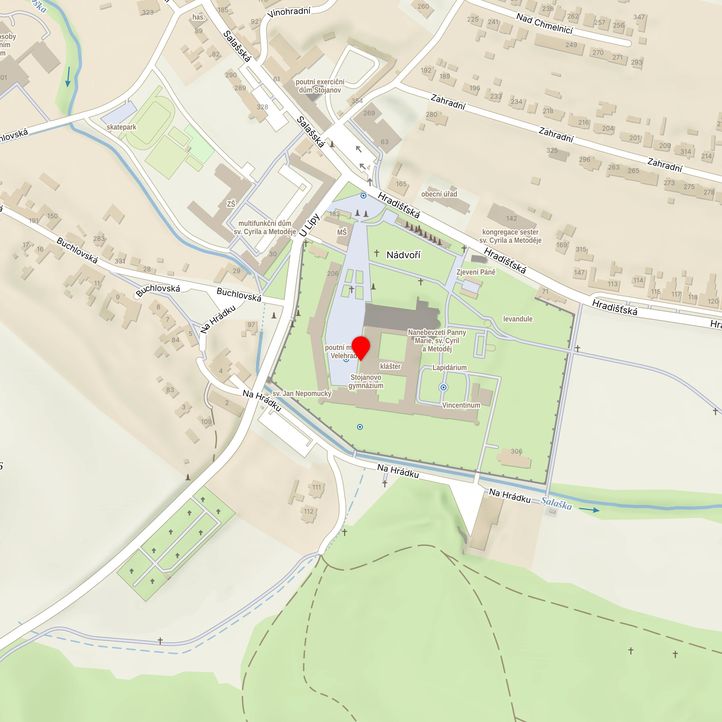 Mapa školy z Mapy.cz