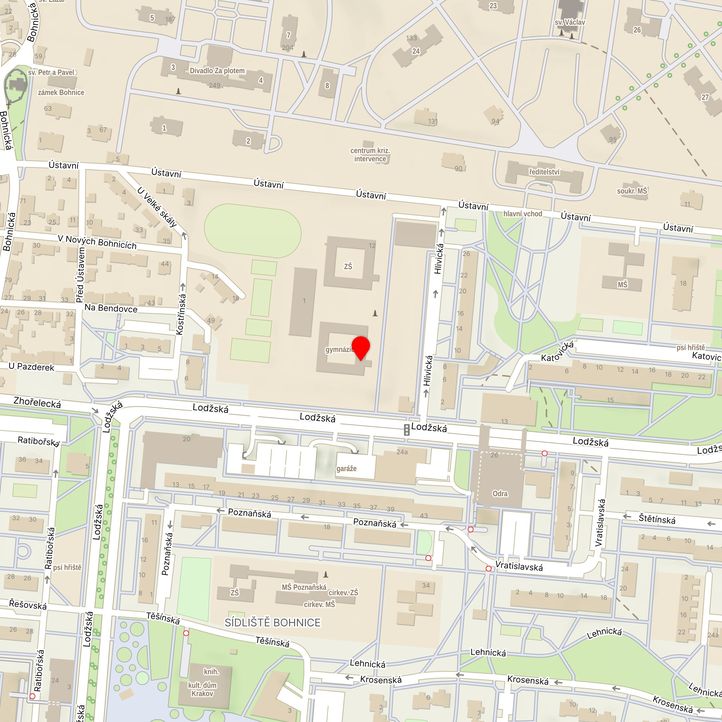 Mapa školy z Mapy.cz