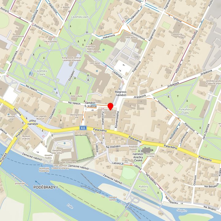 Mapa školy z Mapy.cz