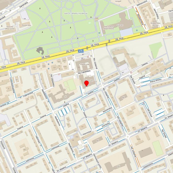 Mapa školy z Mapy.cz