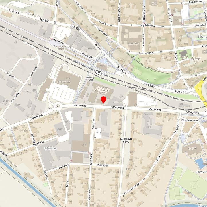 Mapa školy z Mapy.cz