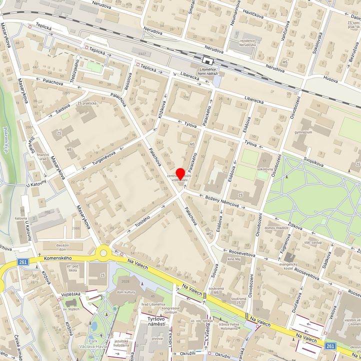 Mapa školy z Mapy.cz