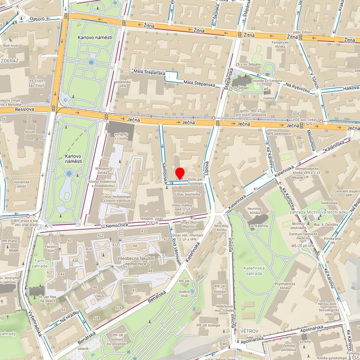 Mapa školy z Mapy.cz