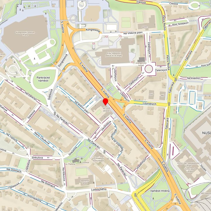 Mapa školy z Mapy.cz