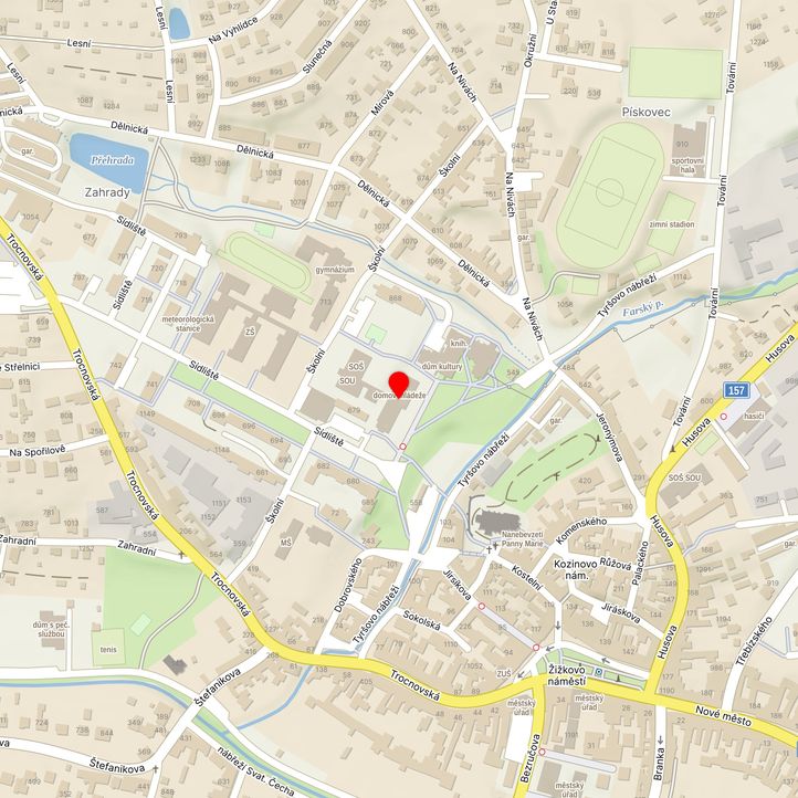 Mapa školy z Mapy.cz