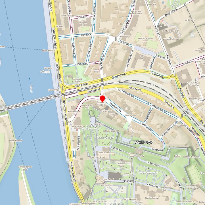 Mapa školy z Mapy.cz