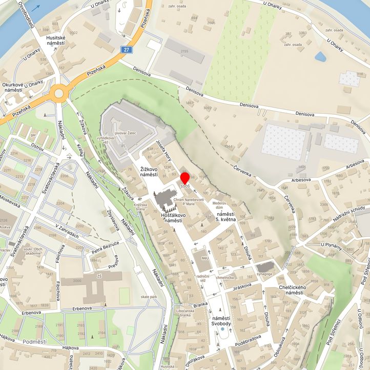 Mapa školy z Mapy.cz