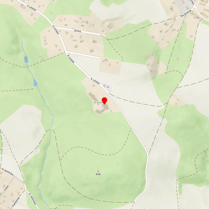 Mapa školy z Mapy.cz