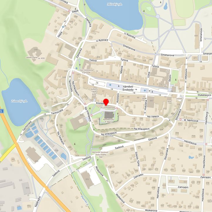 Mapa školy z Mapy.cz