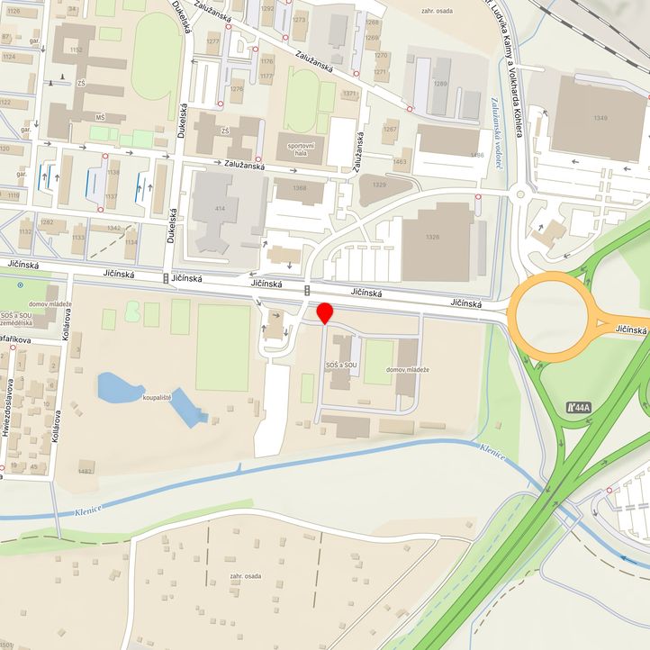 Mapa školy z Mapy.cz