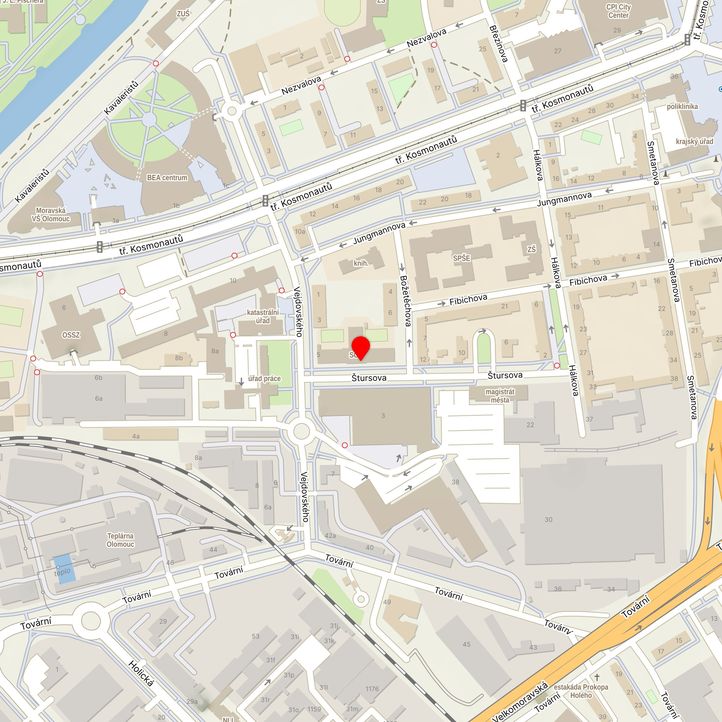 Mapa školy z Mapy.cz