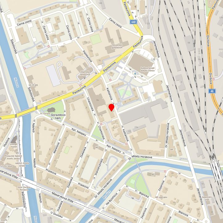 Mapa školy z Mapy.cz