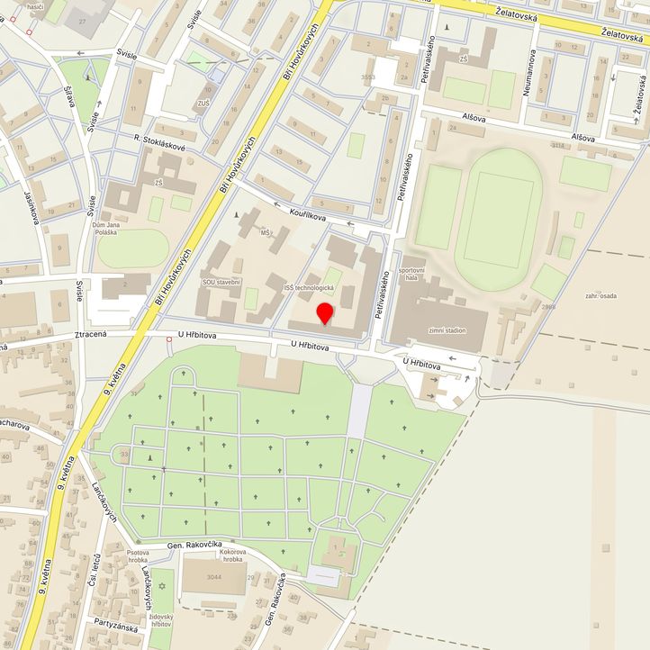 Mapa školy z Mapy.cz