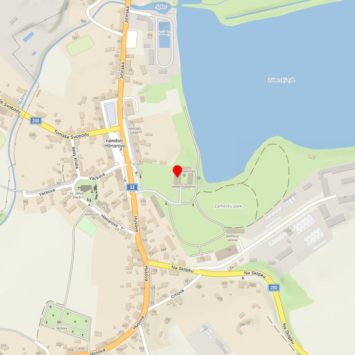 Mapa školy z Mapy.cz