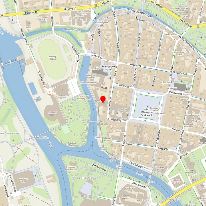 Mapa školy z Mapy.cz