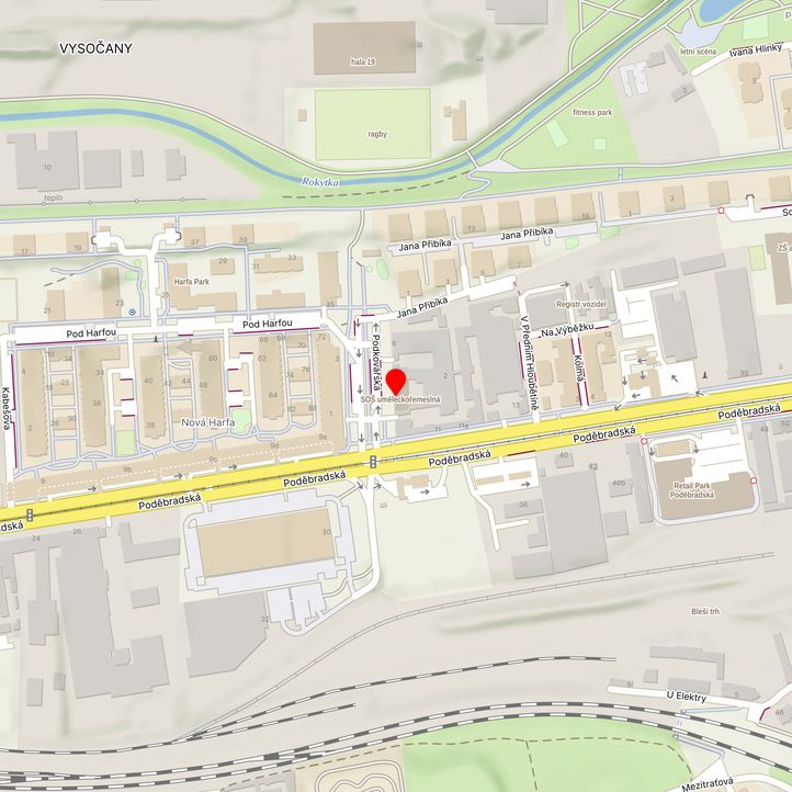 Mapa školy z Mapy.cz