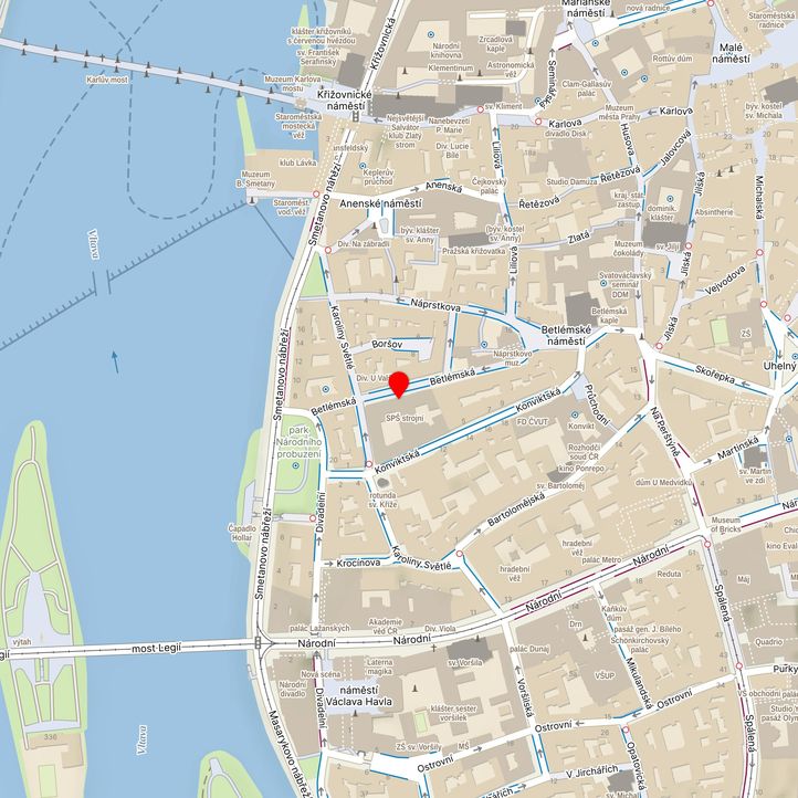 Mapa školy z Mapy.cz