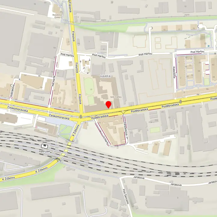 Mapa školy z Mapy.cz