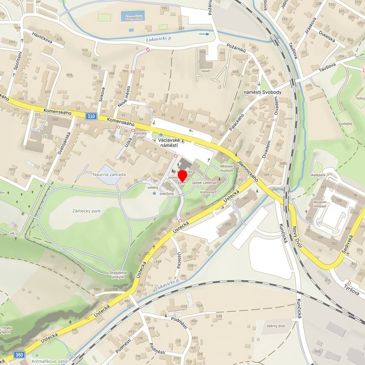 Mapa školy z Mapy.cz