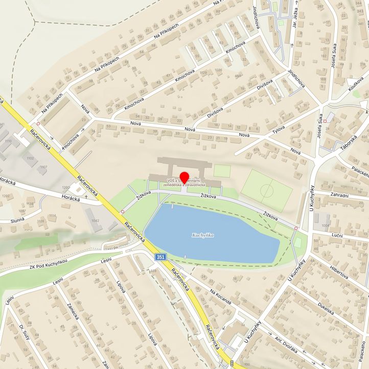 Mapa školy z Mapy.cz